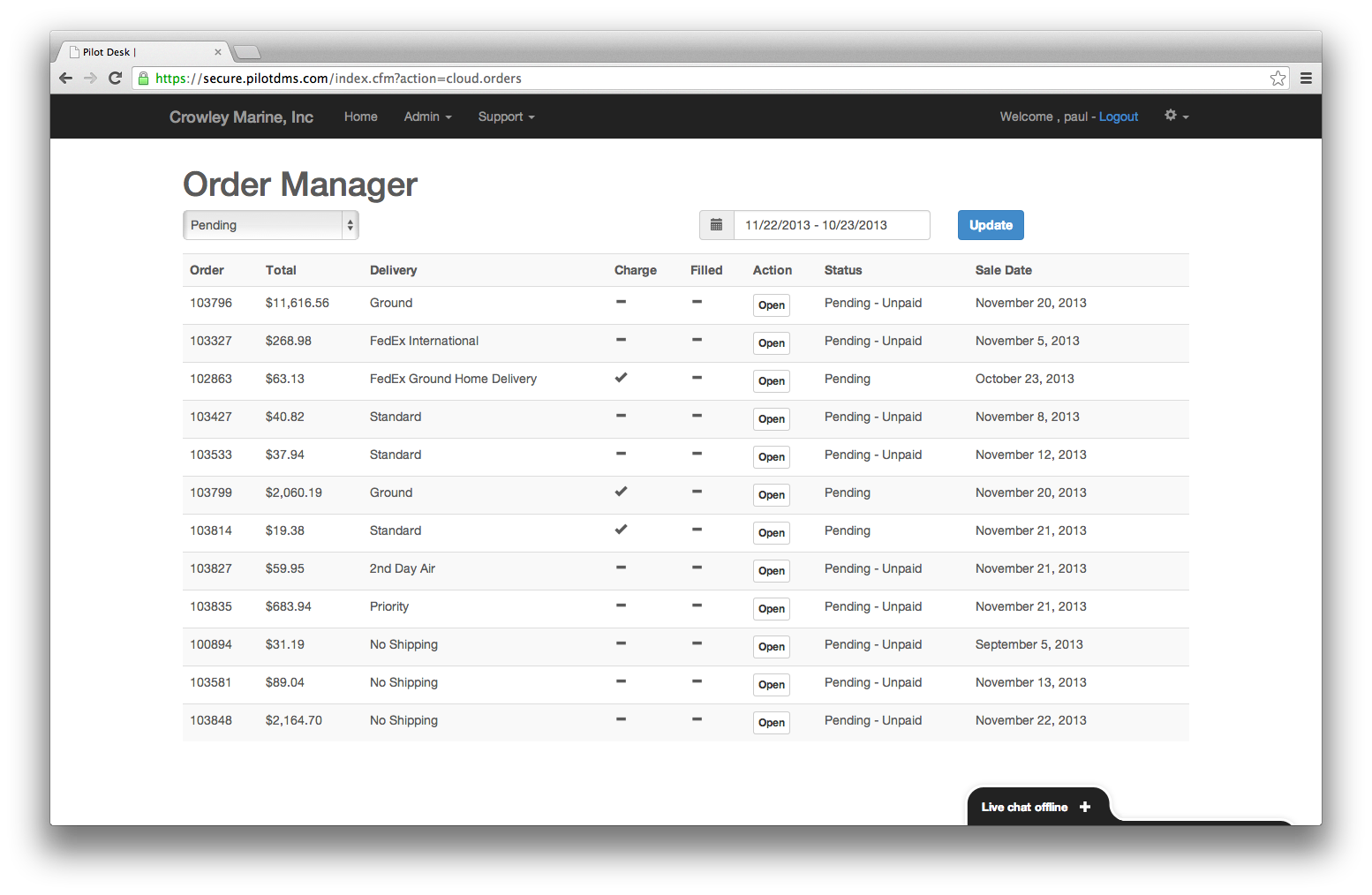 Order Manager